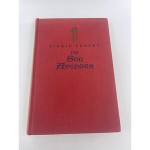 The Son Avenger Sigrid Undset 1930 First Edition Alfred A‎ Knopf Hardcover Red